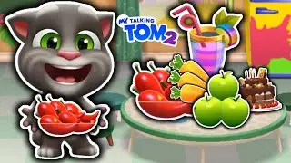 My Talking Tom 2 Surprise😮 Gameplay Walkthrough part 8-Tom love❤️ eating😋😄🤣