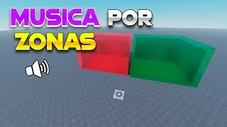 Como poner Musica por Zonas en Roblox Studio 2025 🎵