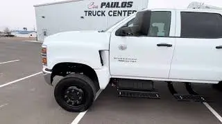 2024 Silverado 5500 with KMS Knapheide Crane Body and 4000LB Crane