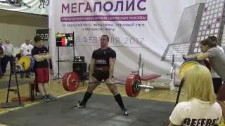 Кузнецов Евгений становая тяга Мегаполис 2017