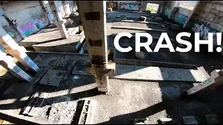 Falls and rises on abandoned building | FPV Drone Freestyle