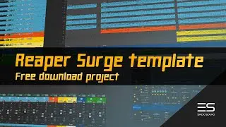 New REAPER project containing only free Surge instrument and effects plugins.