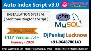 MobTone Mp3 Ringtone Maker Script 2024 - Auto Index 3.0 | Latest PHP Version 7.4 | DjPankaj Lucknow