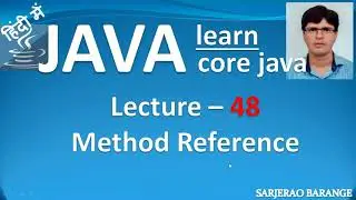 Method Reference in java. New java 8 feature.