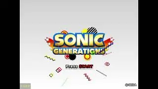 Sonic Generations 3DS Dreamcast - Main Menu Concept