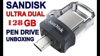 Unboxing SanDisk Ultra Dual 128GB USB 3.0 128GB Flash Drive (Dual Micro-USB and USB 3.0 connectors)