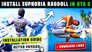 How to install Euphoria Ragdoll Physics in GTA 5 - 2024!