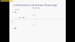 Simple Age Problem -  How to solve