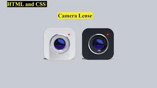 Camera || With HTML and CSS | CSS Animation