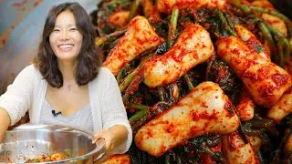 Chonggak Kimchi AKA Ponytail Kimchi Recipe