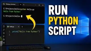 How to Run a Python Script on Windows
