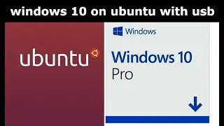 How to install Windows 10 on Ubuntu with USB || Remove Ubuntu and Install Windows using Flash Drive