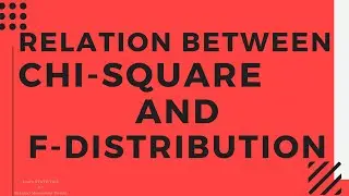 F-distribution/Relation between Chi-square distribution and F-distribution/proof