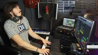 Making a DOPE BEAT in Logic Using ONLY Native Instruments !!!!