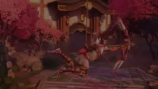 Overwatch 2 Cupid hanzo main menu without user interface