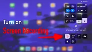 TURN ON SCREEN RECORDING OPTION ON IPAD PRO