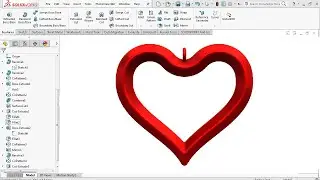 Heart Pendant -  SolidWorks Tutorial