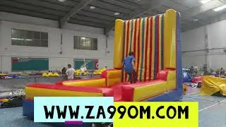 Inflatable Velcro Sticky Wall Jumping Sport Game