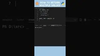 Trick of the Day | Return Multiple Values from any Function in Python !!