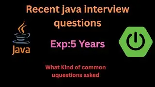recent java interview questions,java developer interview question