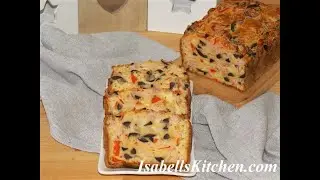 Savory ham and cheese bread | Chec sarat aperitiv