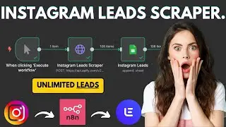 How to Scrape UNLIMITED Instagram Leads in Minutes using N8N!