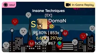osu! | DomaN | kors k – Insane Techniques [EX] | 1xSB! | #67 🌍