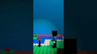 LEGO Minecraft torch, lamp test  #shorts