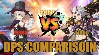 C0 Lyney VS C0 Itto DPS Comparison || Mono Challenge || Genshin Impact 4.0