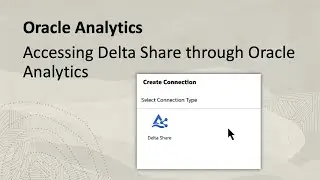 Accessing Delta Share with Oracle Analytics