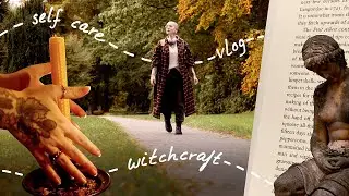 The Coziest Full Moon Fall Day 🌙 🍂 Witchcraft, Cleansing, Self Care, Thrifting | Witchcraft Vlog
