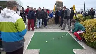 Final hole of the 2014 World Crazy Golf Championships in Hastings