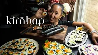 Making the Trader Joe’s kimbap because they're sold out! 