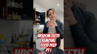 Wisdom Teeth Removal Food Prep PT 1 #wisdomteethremoval #wisdomteeth #foodpreparation #soup