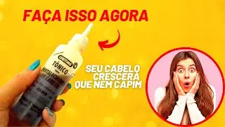 Tônico de Alho Turbinado Caseiro para CRESCER Cabelo RÁPIDO!