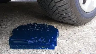 Experiment Car vs JELLY Muffin Toys ASMR Crushing crunchy & soft things So SATISFYING!