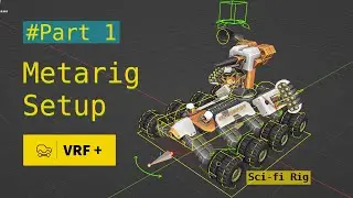 Built a Sci-Fi Tank Rigging in Blender 