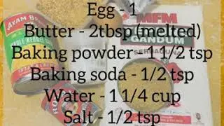 RESEPI APAM BALIK | CARA BUAT APAM BALIK DIRUMAH | HOW TO MAKE HOMEMADE ASIAN PEANUT PANCAKE