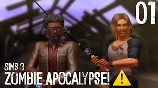 Let’s Play The Sims 3 Zombie Apocalypse Part -01- Disappearing Sims