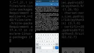Make API requests using pydroid! 