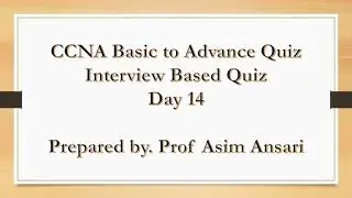CCNA Quiz Day 14 | Interview-Based Quiz | CCNA Quiz Basic to Advance | EIHeducation