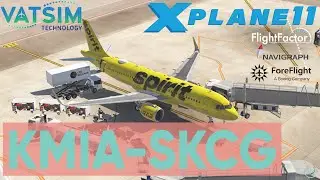 AIRBUS A320 FLIGHT FACTOR+MATAVIA NEO MOD / KMIA-SKCG /  XPLANE11 & MSFS 2020 / VATSIM / FOREFLIGHT