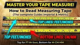 How to Read Measuring Tape - Measuring Tape ko kaise padhen!