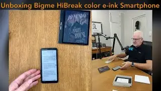 Bigme HiBreak color e-ink e-Reader Smartphone - Unboxing and First Start
