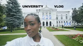 first week of university vlog | TSU | ASMR vlog🧸