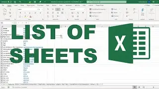How to create a table of contents in excel with hyperlinks