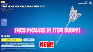 FNCS Pickaxe in the Item Shop #fortnite Exclusive Now Available!