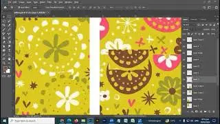 5th Batch How 4 sight rpeate design set textile design in Adobe Photoshop || SaQib Designer