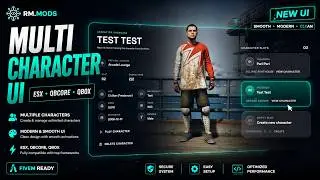 RM Multicharacter v1.5 | ESX • QBCore • QBOX | Clean & Modern FiveM Character System