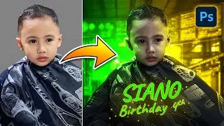 Create a Glow Effect for Poster Design - Photoshop For Beginners